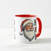 Jolly Santa Ho Ho Ho Weihnachtsmann Tasse (VorderseiteRechts)