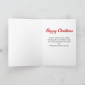 Jolly Santa in Chimney Great Grandson Weihnachten (Innenseite)