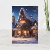 Jolly Santa mit Snowy Magic Weihnachten (Rückseite)