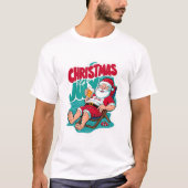 Jolly Santa Savora Frosty Brew T-Shirt (Vorderseite)