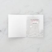 Jolly Santa Squirrel™ Vielen Dank Dankeskarte (Innenseite)