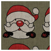 Jolly Santa Stoff (Nahaufnahme)