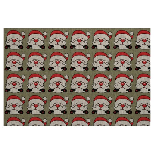 Jolly Santa Stoff (Fat Quarter (45,7 x 55,9 cm))