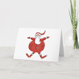 Jolly Santa T - Shirt und Geschenke Feiertagskarte