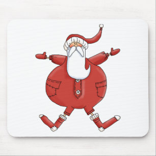 Jolly Santa T - Shirt und Geschenke Mousepad