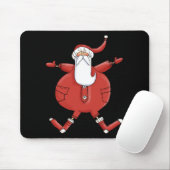 Jolly Santa T - Shirt und Geschenke Mousepad (Mit Mouse)