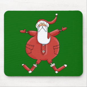 Jolly Santa T - Shirt und Geschenke Mousepad
