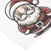🎅 Jolly Santa Table Runner 🍽️ Kurzer Tischläufer (Ecke)