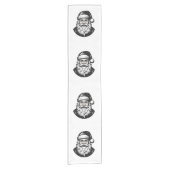 🎅 Jolly Santa Table Runner 🍽️ Kurzer Tischläufer (Vorderseite)