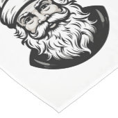 🎅 Jolly Santa Table Runner 🍽️ Kurzer Tischläufer (Ecke)