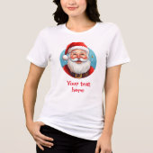 Jolly Santa Tri-Blend Shirt (Vorderseite)