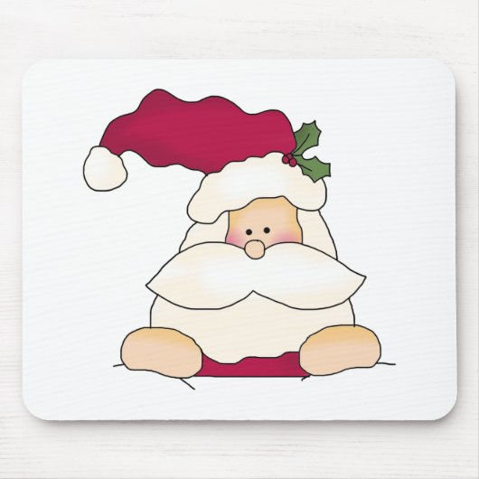 Jolly Santa Tshirts und Geschenke Mousepad (Vorne)