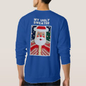 Jolly Santa Ugly Holiday "Sweater" Sweatshirt (Rückseite)