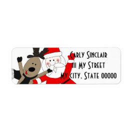 Jolly Santa und Reindeer