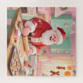 Jolly Santa's Cookie Kitchen Christmas Puzzle (Horizontal)