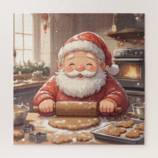 Jolly Santa's Cookie Kitchen Christmas Puzzle (Vertikal)