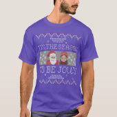 Jolly Season Sweater Design Freund T-Shirt (Vorderseite)