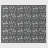 Jolly Snowflake Wrapping Paper Geschenkpapier (Flach)