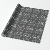 Jolly Snowflake Wrapping Paper Geschenkpapier (Ungerollt)