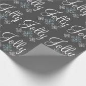Jolly Snowflake Wrapping Paper Geschenkpapier (Ecke)