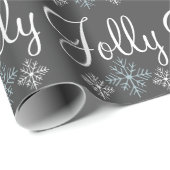 Jolly Snowflake Wrapping Paper Geschenkpapier (Rolleneckpunkt)