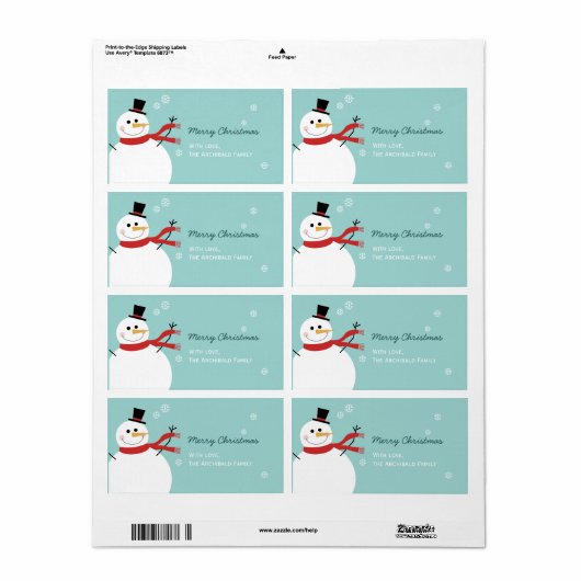 Jolly Snowman Christmas (Vorne)