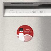 Jolly Snowman Christmas Magnet (In Situ (Geschirrspüler))