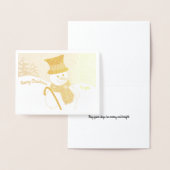 Jolly Snowman Folienkarte (Anzeige)