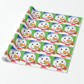 Jolly Snowman Geschenkpapier (Ungerollt)