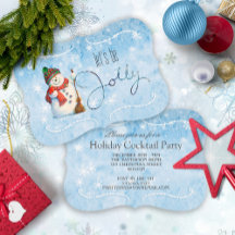 Jolly Snowman Holiday Party ID841