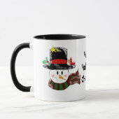 Jolly Snowman in einem hohen Black Hat Tasse (Links)