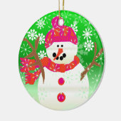 Jolly Snowman Keepake Ornament (Links)