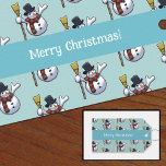 Jolly Snowman Merry Christmas Pixel Art Pattern Geschenkanhänger<br><div class="desc">Fügen Sie Ihrer Weihnachtsverpackung eine abschließende Touch mit einem Geschenketikett hinzu, das eine geschäftige Wiederholung eines fröhlichen Schneemanns enthält. Gezeichnet in Retro, Pixelkunst Stil, ein traditioneller Schneemann mit Top Hut und Besen, Kohleaugen und Knöpfen, Karottennase und gestreiftem Schal. Ändern Sie den Standardtext "Frohe Weihnachten!" in Ihre bevorzugte Beschriftung. Enthält ein...</div>