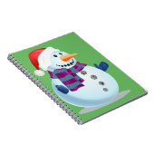 Jolly Snowman Notizblock (Rechte Seite)