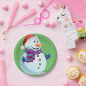 Jolly Snowman Pappteller (Party)