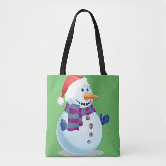 Jolly Snowman Tasche (Vorderseite)
