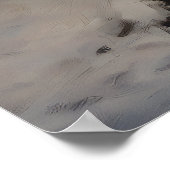 Jolly Snowmen Familie in Dunkelwald Poster (Ecke)