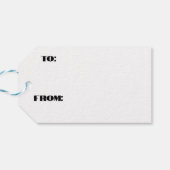 Jolly Snowmen Geschenkanhänger (Rückseite Horizontal)