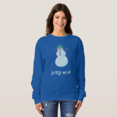"Jolly Soul" Snowman Sweatshirt (Vorne ganz)