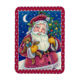 JOLLY ST NICK & TEDDYBAR, ALTE, SCHNELLE KRISTMAS MAGNET
