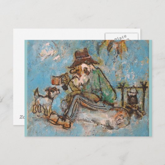 Jolly Swagman Postkarte (Vorne/Hinten)