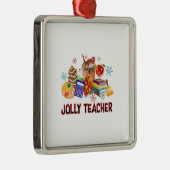 Jolly Teacher Ornament Aus Metall (Rechts)