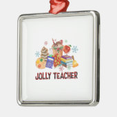 Jolly Teacher Ornament Aus Metall (Links)
