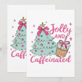 Jolly und Caffeinated Einladung (Vorne/Hinten)