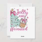 Jolly und Caffeinated Feiertagskarte (Rückseite)