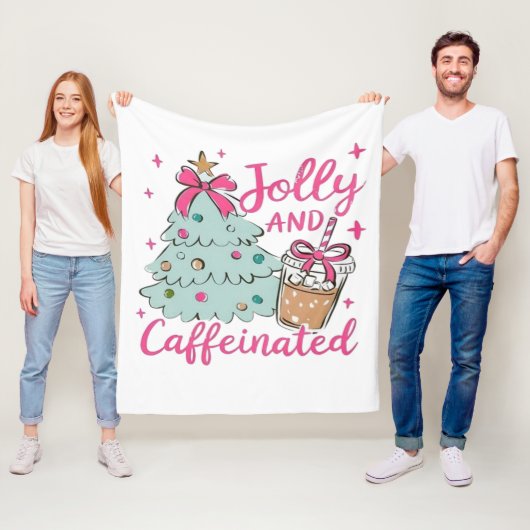 Jolly und Caffeinated Fleecedecke (Beispiel)