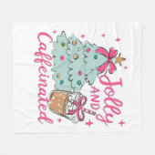 Jolly und Caffeinated Fleecedecke (Vorderseite (Horizontal))