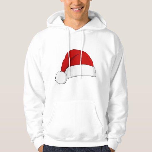 Jolly und Warm: Der ultimative Weihnachtsmann Hoodie (Vorderseite)