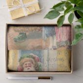 Jolly Viktorianisch Father Christmas with Children Seidenpapier (Geschenk)