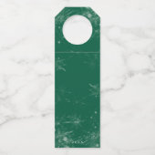 Jolly Weihnachten Gefallen mit Weihnachtsmann Wint Flaschenanhänger (Rückseite)